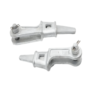NX Type Electric Power Transmission Line Wedge Strain Clamp Aluminium Dead End Clamp with Zinc Plated Finish