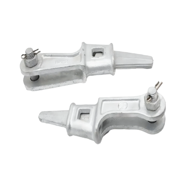NX Type Electric Power Transmission Line Wedge Strain Clamp Aluminium Dead End Clamp with Zinc Plated Finish