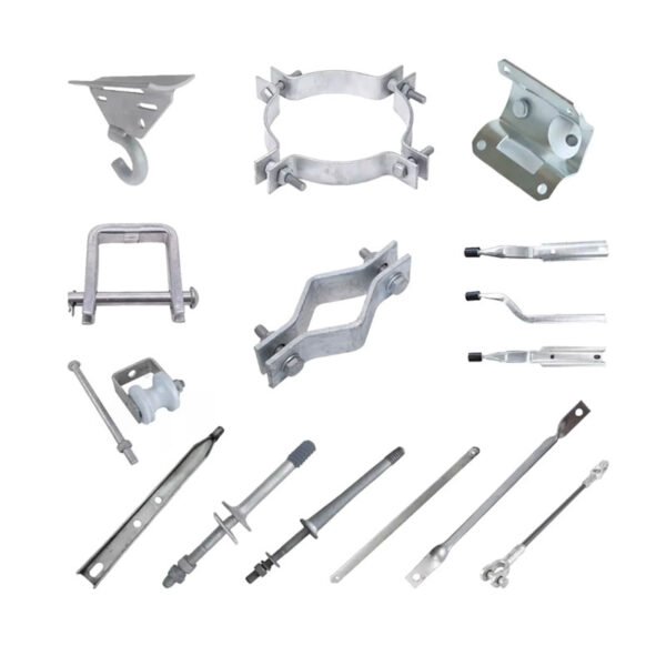 Hot Dip Galvanizing D-iron Bracket Secondary Swinging Clevis for Pole Line Hardware - Imagen 5