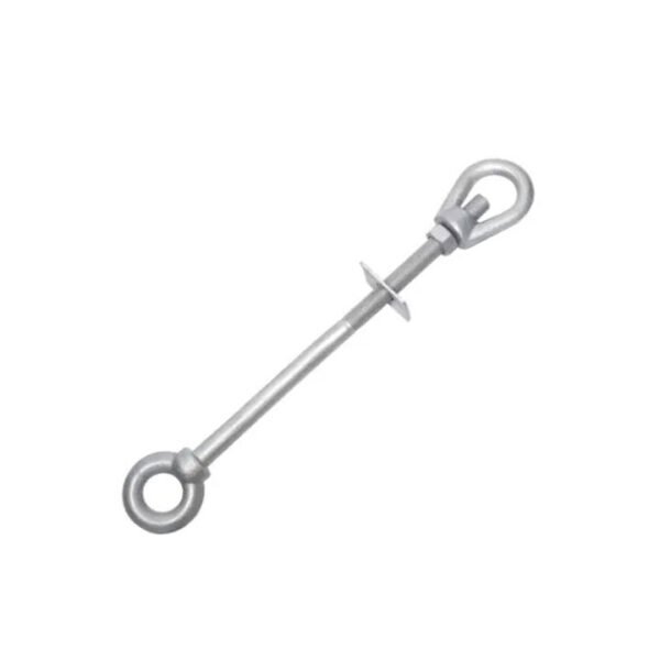 Electric Fastener Hot Dip Galvanizing Forged Oval Eye Bolt for Electric Power Fittings - Imagen 2