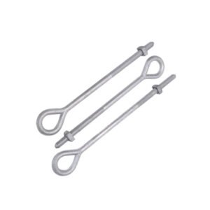 Electric Fastener Hot Dip Galvanizing Forged Oval Eye Bolt for Electric Power Fittings