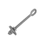 Electric Fastener Hot Dip Galvanizing Forged Oval Eye Bolt for Electric Power Fittings