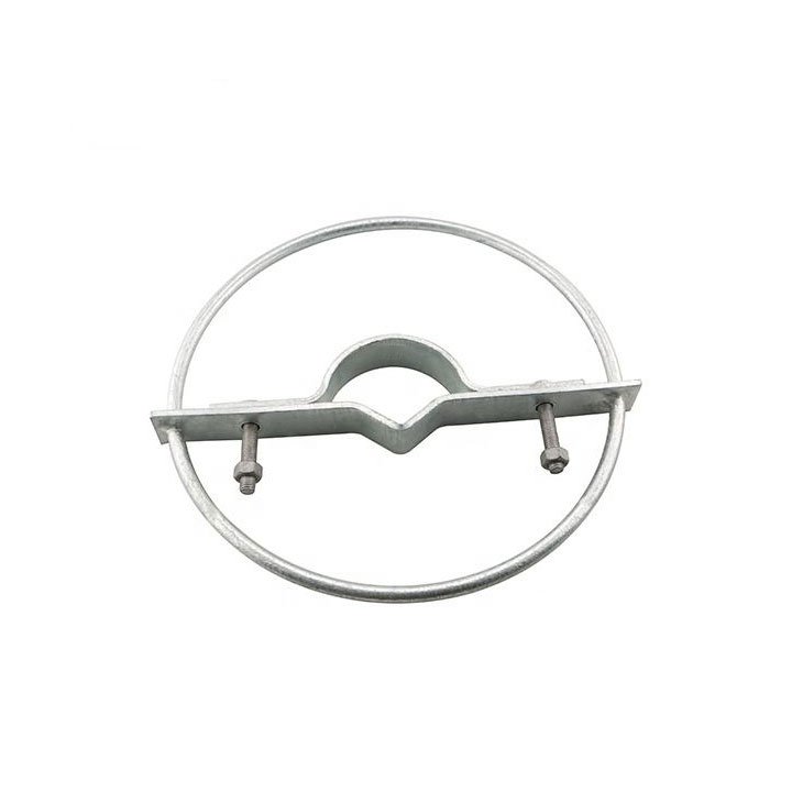 Anel de cabeça de poste de grampo universal galvanizado por imersão a quente para hardware de linha de poste Acessórios de energia elétrica