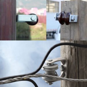 Support en fer D galvanisé à chaud pour quincaillerie de ligne de poteau