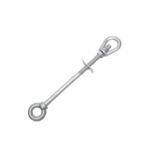 O to Oval Eye bolts with Squre Plate and Nuts Rods for Overhead Line Fittings