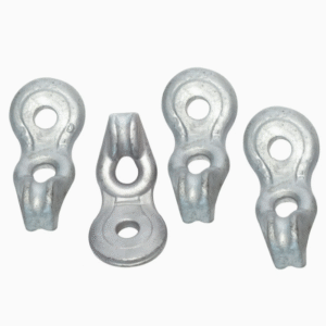 Heavy Duty Anti-Rust Guy Attachments in Aluminum & Galvanized Steel for Utility Poles & Towers