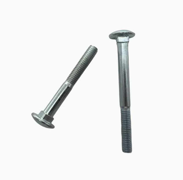 Stainless Steel Machine Bolts - Round Flat Head with Square Neck for Overhead Line Hardware - Image 3
