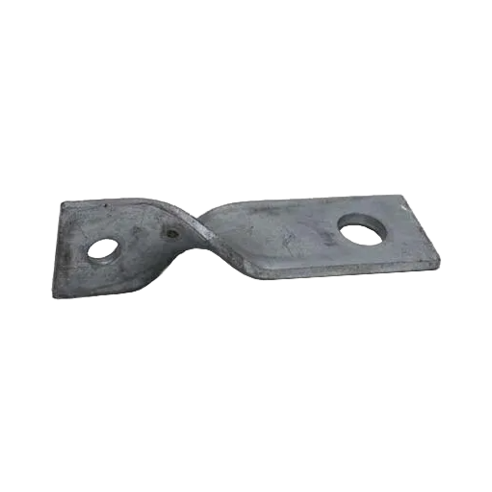 Hot Dip Galvanized Steel Twisted Link Brackets for Power & Communication Lines - Görsel 4