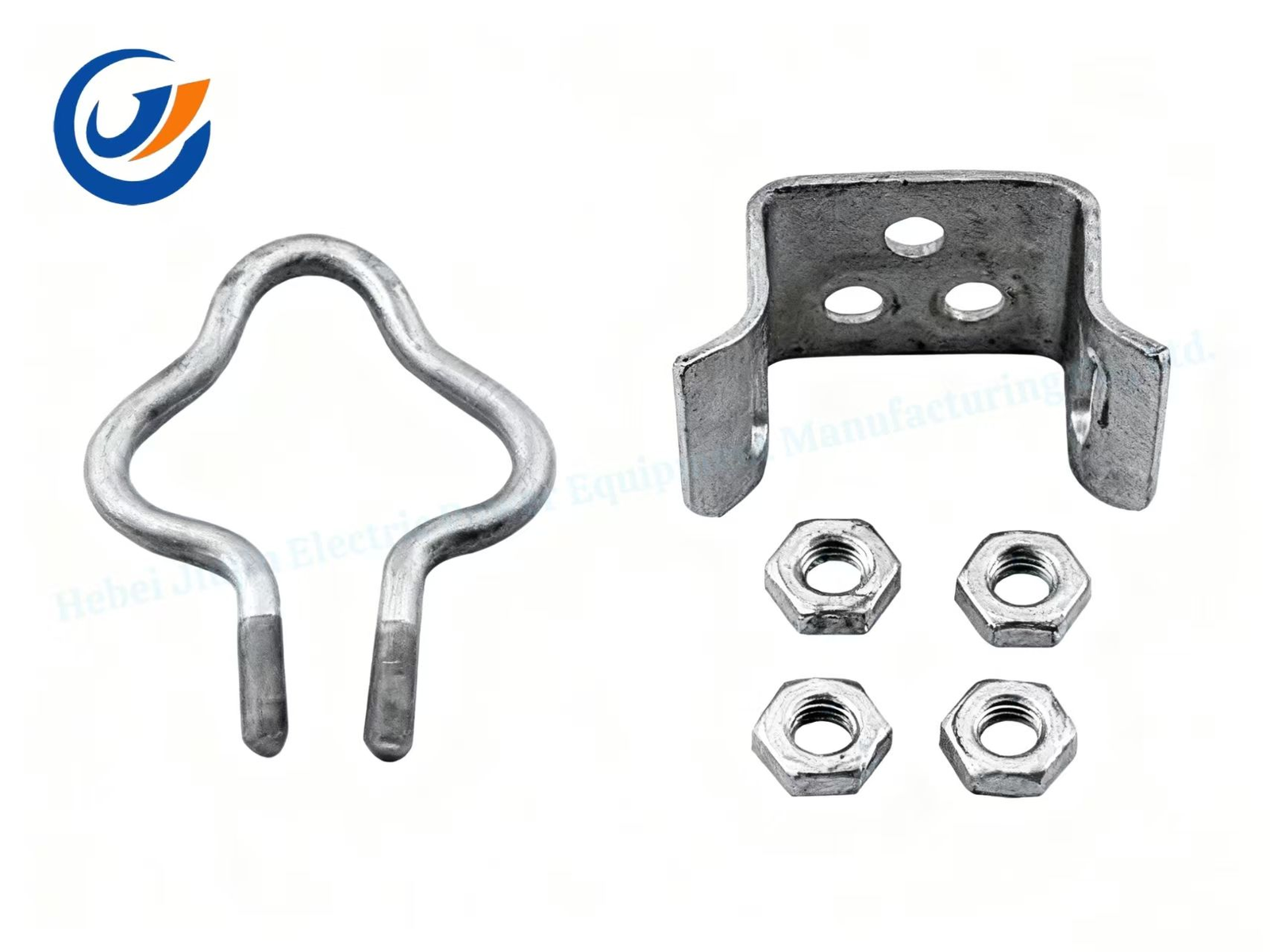 用于架空光缆连接的热镀锌梅花型 FTTH 光缆夹钳