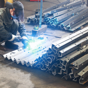 Stability & Safety Insulated Angle Steel Overhead Power Crossarm for Substation Power Accessories