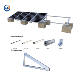 Triangular Aluminium Adjustable Roof Mounting Bracket for Rooftop Solar Photovoltaic Systems