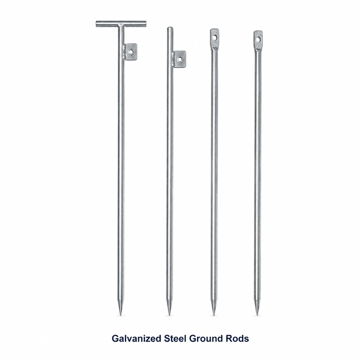 Galvanized T-Type Steel Ground Rod with Connection Lug