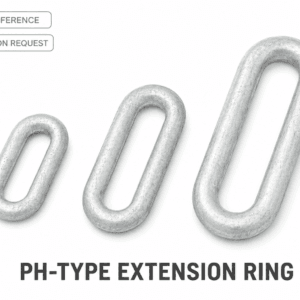 Hot-Dip Galvanized PH-Type Extension Ring for Overhead Lines